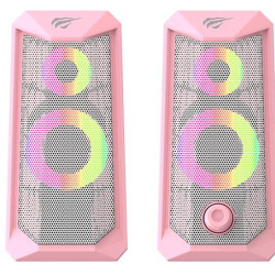 HAVIT SK202 ΗΧΕΙΑ 2.0, USB 2.0, ΜΕ LED, ΡΟΖ HAVIT SK202 ΗΧΕΙΑ 2.0, USB 2.0, ΜΕ LED, ΡΟΖ