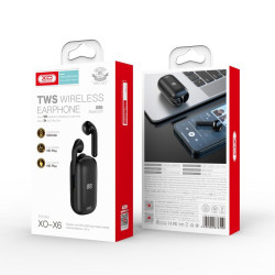 XO X6 ΑΚΟΥΣΤΙΚΑ HANDSFREE BLUETOOTH TWS, ΜΕ ΟΘΟΝΗ, ΜΑΥΡΑ XO X6 ΑΚΟΥΣΤΙΚΑ HANDSFREE BLUETOOTH TWS, ΜΕ ΟΘΟΝΗ, ΜΑΥΡΑ