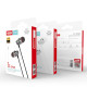 XO EP38 ΑΚΟΥΣΤΙΚΑ HANDSFREE, 3.5mm ΓΚΡΙ