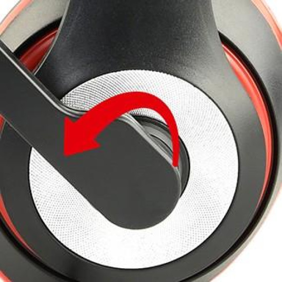 GEMBIRD HEADSET ΜΑΥΡΟ/ΚΟΚΚΙΝΟ MHS-003