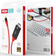 XO GB006 ΚΑΛΩΔΙΟ LIGHTING TO HDMI+USB 2K 60HZ, 2M