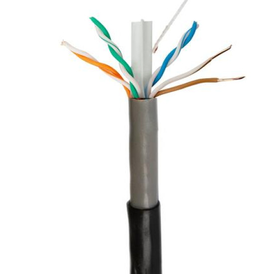 NG ΚΑΛΩΔΙΟ ΔΙΚΤΥΟΥ UTP ΜΑΥΡΟ CAT6 CCA 305m ΕΞΩΤΕΡΙΚΗΣ ΧΡΗΣΗΣ