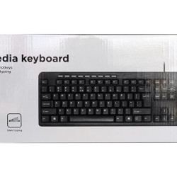 NG ΠΛΗΚΤΡΟΛΟΓΙΟ KB106-GR USB BLACK ΜΕ ΜULTIMEDIA ΚΟΥΜΠΙΑ