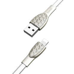 HOCO U52 BRIGHT ΚΑΛΩΔΙΟ ΦΟΡΤΙΣΗΣ LIGHTNING, ΑΣΗΜΙ HOCO U52 BRIGHT ΚΑΛΩΔΙΟ ΦΟΡΤΙΣΗΣ LIGHTNING, ΑΣΗΜΙ