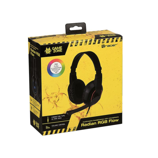 TRACER GAMING HEADSET GAMEZONE RADIAN RGB FLOW