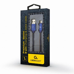 ΚΑΛΩΔΙΟ ΕΠΕΝΔΥΣΗ JEANS USB TO LIGHTNING 1M ΚΑΛΩΔΙΟ ΕΠΕΝΔΥΣΗ JEANS USB TO LIGHTNING 1M