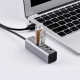 HOCO USB HUB 2.0, 4 PORT, ΚΑΙ ΦΟΡΤΙΣΗ, HB1, ΑΝΘΡΑΚΙ