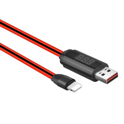HOCO U29 ΚΑΛΩΔΙΟ ΜΕ ΟΘΟΝΗ LIGHTNING ΦΟΡΤΙΣΗΣ & DATA 1.2m, RED HOCO U29 ΚΑΛΩΔΙΟ ΜΕ ΟΘΟΝΗ LIGHTNING ΦΟΡΤΙΣΗΣ & DATA 1.2m, RED