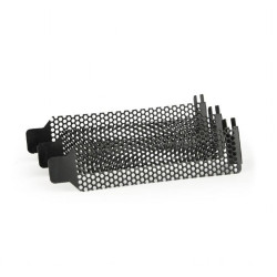 GEMBIRD PCI/PCI-E LOW PROFILE SLOT BRACKET, VENTILATED (3 TEMΑΧΙΑ), ΜΑΥΡΟ GEMBIRD PCI/PCI-E LOW PROFILE SLOT BRACKET, VENTILATED (3 TEMΑΧΙΑ), ΜΑΥΡΟ