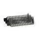 GEMBIRD PCI/PCI-E LOW PROFILE SLOT BRACKET, VENTILATED (3 TEMΑΧΙΑ), ΜΑΥΡΟ