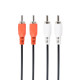 CABLEXPERT ΚΑΛΩΔΙΟ ΗΧΟΥ RCA x 2 TO RCA x 2 , 1.8m