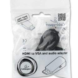 GEMBIRD ΑΝΤΑΠΤΟΡΑΣ HDMI TO VGA & AUDIO ADAPTER GEMBIRD ΑΝΤΑΠΤΟΡΑΣ HDMI TO VGA & AUDIO ADAPTER