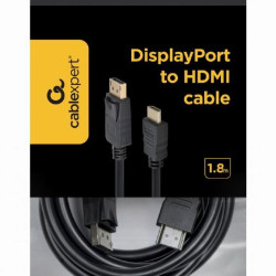 ΚΑΛΩΔΙΟ DISPLAYPORT TO HDMI 1.8m ΚΑΛΩΔΙΟ DISPLAYPORT TO HDMI 1.8m