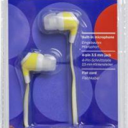 DEFENDER EARPHONES PULSE 430 WHITE & YELLOW