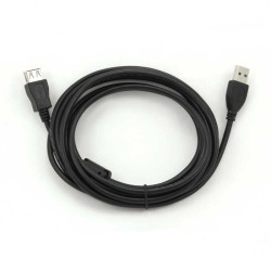 CABLEXPERT ΚΑΛΩΔΙΟ USB EXTENSION 2.0 MALE-FEMALE ΜΕ ΦΕΡΡΙΤΗ 3m
