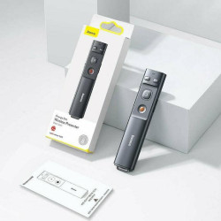 BASEUS ORANGE DOT, ΚΟΚΚΙΝΟ LASER ΥΠΟΔΕΙΞΗΣ ΠΑΡΟΥΣΙΑΣΕΩΝ, ΜΕ ΠΛΗΚΤΡΑ SLIDESHOW, ΓΚΡΙ BASEUS ORANGE DOT, ΚΟΚΚΙΝΟ LASER ΥΠΟΔΕΙΞΗΣ ΠΑΡΟΥΣΙΑΣΕΩΝ, ΜΕ ΠΛΗΚΤΡΑ SLIDESHOW, ΓΚΡΙ