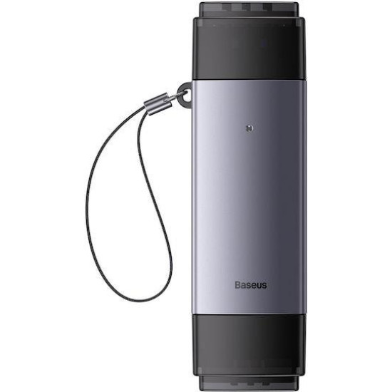 BASEUS LITE SERIES, USB ΚΑΙ TYPE-C, SD TFT CARD READER, ΓΚΡΙ BASEUS LITE SERIES, USB ΚΑΙ TYPE-C, SD TFT CARD READER, ΓΚΡΙ