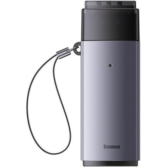 BASEUS LITE SERIES, USB SD TFT CARD READER, ΓΚΡΙ BASEUS LITE SERIES, USB SD TFT CARD READER, ΓΚΡΙ