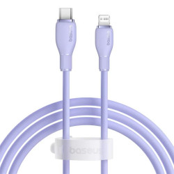 BASEUS PUDDING, ΚΑΛΩΔΙΟ ΦΟΡΤΙΣΗΣ, TYPE-C ΣΕ LIGHTNING, 2m, 20W, ΜΩΒ