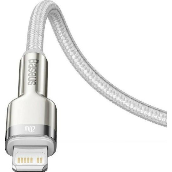 BASEUS CAFULE ΚΑΛΩΔΙΟ ΦΟΡΤΙΣΗΣ, TYPE-C ΣΕ LIGHTNING, 20W, 1M, ΛΕΥΚΟ BASEUS CAFULE ΚΑΛΩΔΙΟ ΦΟΡΤΙΣΗΣ, TYPE-C ΣΕ LIGHTNING, 20W, 1M, ΛΕΥΚΟ