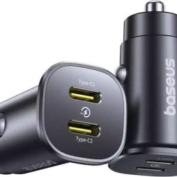 BASEUS GOTRIP DP1, ΦΟΡΤΙΣΤΗΣ ΑΥΤΟΚΙΝΗΤΟΥ, 2 ΘΥΡΕΣ, 30W, ΜΑΥΡΟ
