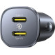 BASEUS GOTRIP DP1, ΦΟΡΤΙΣΤΗΣ ΑΥΤΟΚΙΝΗΤΟΥ, 2 ΘΥΡΕΣ, 30W, ΜΑΥΡΟ