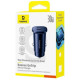 BASEUS GOTRIP DP1, ΦΟΡΤΙΣΤΗΣ ΑΥΤΟΚΙΝΗΤΟΥ, 2 ΘΥΡΕΣ, 30W, ΜΑΥΡΟ