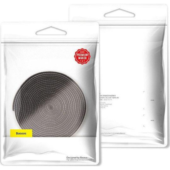 BASEUS COLOURFUL ΔΕΜΑΤΙΚΟ ΚΑΛΩΔΙΩΝ VELCRO, 3m, ΓΚΡΙ
