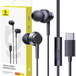 BASEUS ENCOK CZ11, ΕΝΣΥΡΜΑΤΑ ΑΚΟΥΣΤΙΚΑ, SEMI IN EAR, ΜΑΥΡΑ BASEUS ENCOK CZ11, ΕΝΣΥΡΜΑΤΑ ΑΚΟΥΣΤΙΚΑ, SEMI IN EAR, ΜΑΥΡΑ