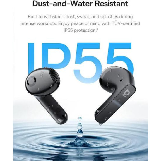 BASEUS BASS BS1 NC, ΑΣΥΡΜΑΤΑ SEMI IN EAR, TWS, ΜΑΥΡΑ