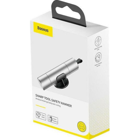 BASEUS SHARP TOOL, ΣΦΥΡΙ ΑΣΦΑΛΕΙΑΣ, ΓΙΑ ΣΠΑΣΙΜΟ ΠΑΡΑΘΥΡΟΥ, ΓΙΑ ΚΟΨΙΜΟ ΖΩΝΗΣ ΑΣΦΑΛΕΙΑΣ, ΜΑΥΡΟ