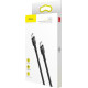 BASEUS CAFULE ΚΑΛΩΔΙΟ ΦΟΡΤΙΣΗΣ, PD 2.0 TYPE-C, 3A, 60W, 1M, ΓΚΡΙ, ΜΑΥΡΟ BASEUS CAFULE ΚΑΛΩΔΙΟ ΦΟΡΤΙΣΗΣ, PD 2.0 TYPE-C, 3A, 60W, 1M, ΓΚΡΙ, ΜΑΥΡΟ
