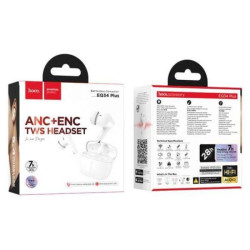HOCO EQ34 PLUS RIMA, ΑΣΥΡΜΑΤΑ ΑΚΟΥΣΤΙΚΑ, ENC+ANC, TWS, ΛΕΥΚΟ HOCO EQ34 PLUS RIMA, ΑΣΥΡΜΑΤΑ ΑΚΟΥΣΤΙΚΑ, ENC+ANC, TWS, ΛΕΥΚΟ
