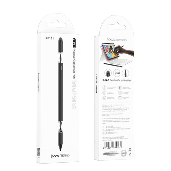 HOCO GM111 COOL DYNAMIC SERIES PEN, 3 ΣΕ 1, UNIVERSAL, ΜΑΥΡΟ HOCO GM111 COOL DYNAMIC SERIES PEN, 3 ΣΕ 1, UNIVERSAL, ΜΑΥΡΟ