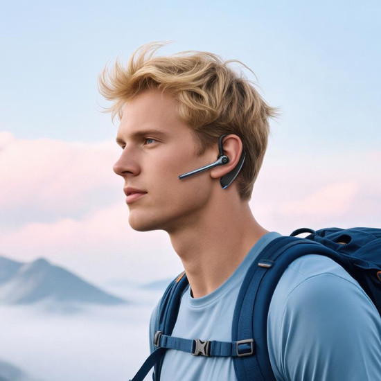 HOCO E22 DAZZLE TONE BUSINESS WIRELESS EARPHONE ΜΑΥΡΟ HOCO E22 DAZZLE TONE BUSINESS WIRELESS EARPHONE ΜΑΥΡΟ