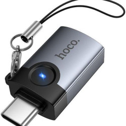 HOCO UA46B VICTORY ΑΝΤΑΠΤΟΡΑΣ, USB ΣΕ TYPE-C, ΓΚΡΙ HOCO UA46B VICTORY ΑΝΤΑΠΤΟΡΑΣ, USB ΣΕ TYPE-C, ΓΚΡΙ