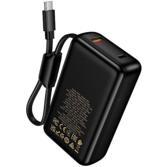 HOCO Q53 SKILLFUL POWERBANK, 12000MAH, PD65W, ΜΑΥΡΟ
