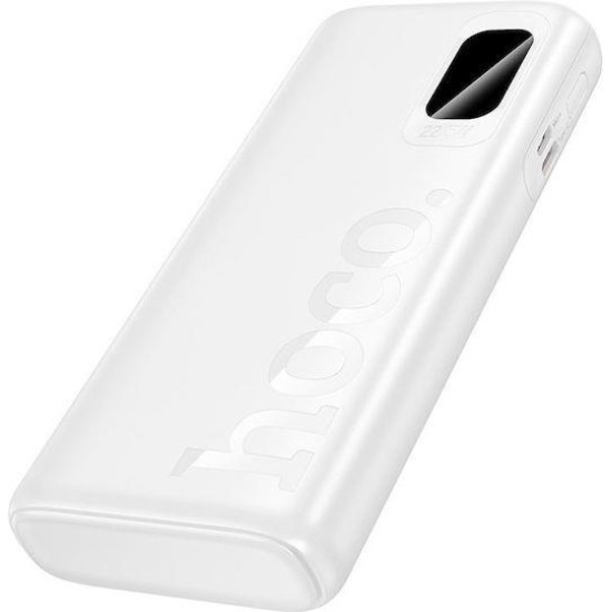 HOCO J158 PRO RUNNER POWERBANK, 22.5W+PD20W, 10000MAH, ΛΕΥΚΟ HOCO J158 PRO RUNNER POWERBANK, 22.5W+PD20W, 10000MAH, ΛΕΥΚΟ