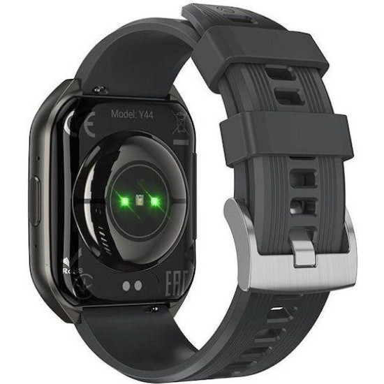 HOCO Y44 SMARTWATCH, 1.83 ΙΝΤΣΕΣ, BLUETOOTH 5.3, 1000MAH, ΜΑΥΡΟ