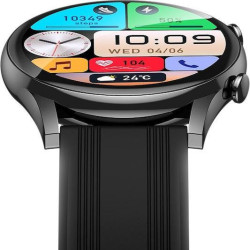 HOCO Y38 AMOLED SMARTWATCH, 1.43 ΙΝΤΣΕΣ, BLUETOOTH 5.3, 300MAH, ΜΑΥΡΟ