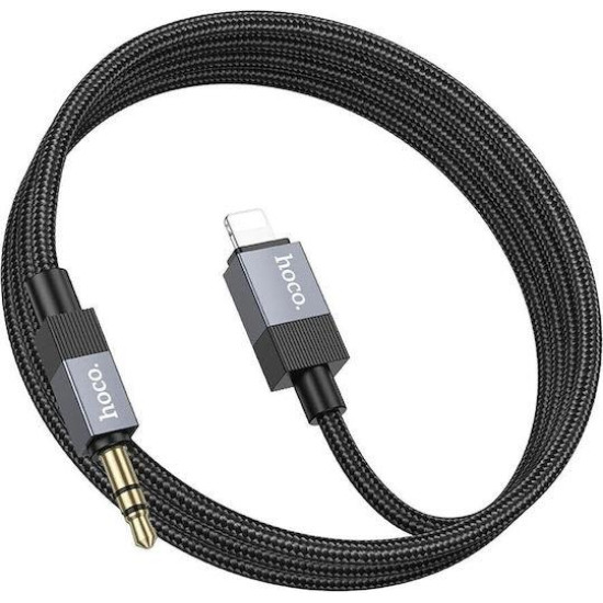 HOCO UPA32A CLEVER, ΨΗΦΙΑΚΟ ΚΑΛΩΔΙΟ ΗΧΟΥ, 3.5mm ΣΕ LIGHTNING, ΜΑΥΡΟ