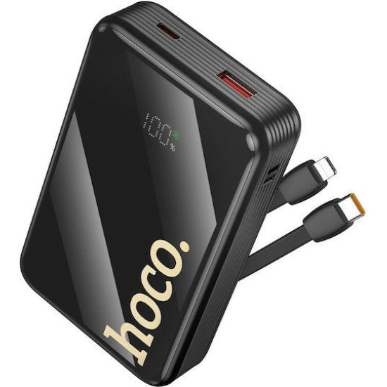 HOCO Q37A GRACEFUL, POWERBANK, 20000MAh, ΜΕ 2 ΕΝΣΩΜΑΤΩΜΕΝΑ ΚΑΛΩΔΙΑ, ΜΑΥΡΟ HOCO Q37A GRACEFUL, POWERBANK, 20000MAh, ΜΕ 2 ΕΝΣΩΜΑΤΩΜΕΝΑ ΚΑΛΩΔΙΑ, ΜΑΥΡΟ
