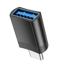 HOCO UA17 ΑΝΤΑΠΤΟΡΑΣ TYPE-C ΑΡΣΕΝΙΚΟ ΣΕ USB3.0 ΘΗΛΥΚΟ, ΜΑΥΡΟ HOCO UA17 ΑΝΤΑΠΤΟΡΑΣ TYPE-C ΑΡΣΕΝΙΚΟ ΣΕ USB3.0 ΘΗΛΥΚΟ, ΜΑΥΡΟ