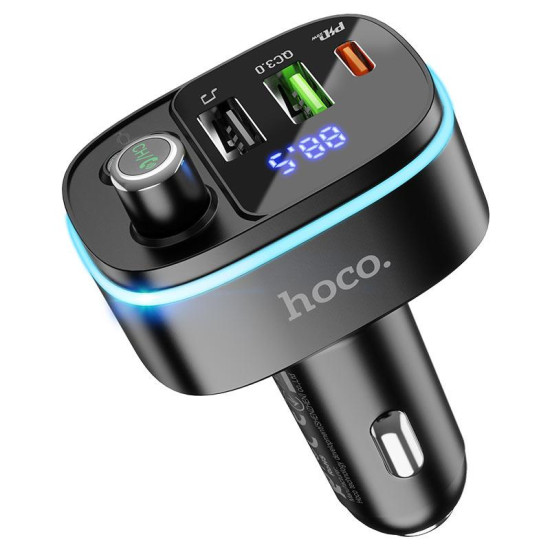 HOCO E62 FAST PD20W+QC3.0 BT FM TRANSMITTER HOCO E62 FAST PD20W+QC3.0 BT FM TRANSMITTER