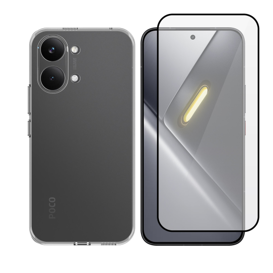 Vivid Set TPU Case + Full Face Tempered Glass Xiaomi Poco X8 Pro Max 5G Vivid Set TPU Case + Full Face Tempered Glass Xiaomi Poco X8 Pro Max 5G