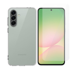 Vivid Set Clear TPU Case + Tempered Glass Samsung Galaxy A57 Vivid Set Clear TPU Case + Tempered Glass Samsung Galaxy A57