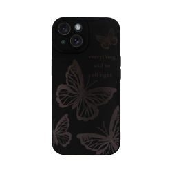 Vivid Silicone Case Apple iPhone 15 Plus Butterfly