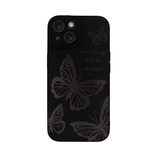 Vivid Silicone Case Apple iPhone 15 Plus Butterfly Vivid Silicone Case Apple iPhone 15 Plus Butterfly
