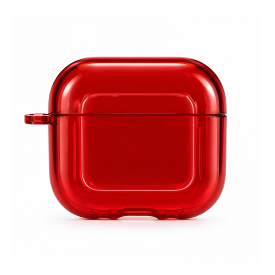 Vivid Airpods TPU Case With Holder Apple AirPods 4/4 Anc Scarlett