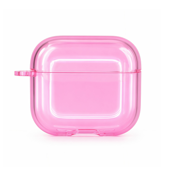 Vivid Airpods TPU Case With Holder Apple AirPods 4/4 Anc Pink Vivid Airpods TPU Case With Holder Apple AirPods 4/4 Anc Pink